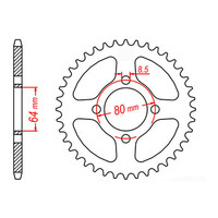 MTX 834 Steel Rear Sprocket #420