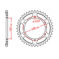 MTX 865 Steel Rear Sprocket #530