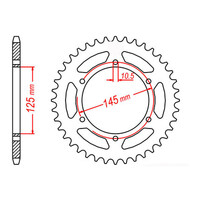 MTX 855 Steel Rear Sprocket #520