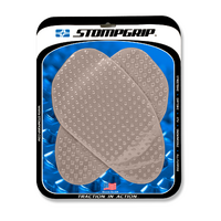 Stompgrip Large Universal Volcano Tank Grips Clear for BMW/CAN-AM/Honda/Kawasaki/Suzuki/Triumph/Yamaha Models
