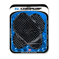 Stompgrip Large Universal Volcano Tank Grips Black for BMW/CAN-AM/Honda/Kawasaki/Suzuki/Triumph/Yamaha Models