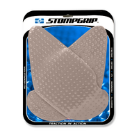 Stompgrip Volcano Tank Grips Clear for Kawasaki Ninja ZX-6R 636/Ninja ZX-6RR 600/ZZR 600