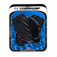 Stompgrip Volcano Tank Grips Black for Kawasaki Ninja ZX-10R Models