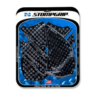 Stompgrip Volcano Tank Grips Black for Kawasaki Ninja ZX-14/ZX-14R/ZZR1400 Models