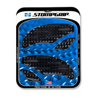 Stompgrip Volcano Tank Grips Black for Triumph Speed 94/Speed 94R 15-17/Speed Triple ABS/Speed Triple R ABS 11-15