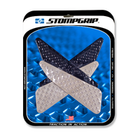 Stompgrip Volcano Tank Grips Clear for Yamaha FZ-07 15-17/MT-07 15-17/MT-07 Moto Cage 15-17