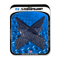 Stompgrip Volcano Tank Grips Black for Yamaha FZ-07 15-17/MT-07 15-17/MT-07 Moto Cage 15-17