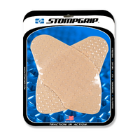 Stompgrip Volcano Tank Grips Clear for Ducati Monster 1200 Models/797/821 Models/Suzuki V-Strom 650 ABS/650 XT ABS/650 XT Touring