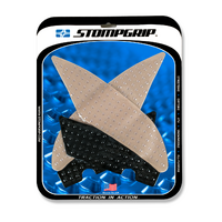 Stompgrip Volcano Tank Grips Clear/Black for Yamaha YZF-R6 17-19