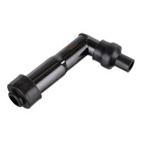 Whites Spark Plug Cap - Long Right Angle (Black)