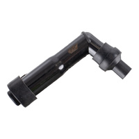 Whites Spark Plug Cap - Long Right Angle Black