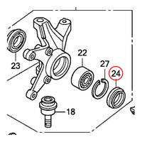 WHITES DUST SEAL - HONDA FRONT KNUCKLE SEAL