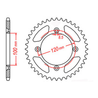 XAM Sprocket Kit Yamaha YZ85 SW 19- 14/46