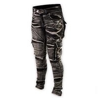 Shark Ladies Distressed Super Stretch Cargos 